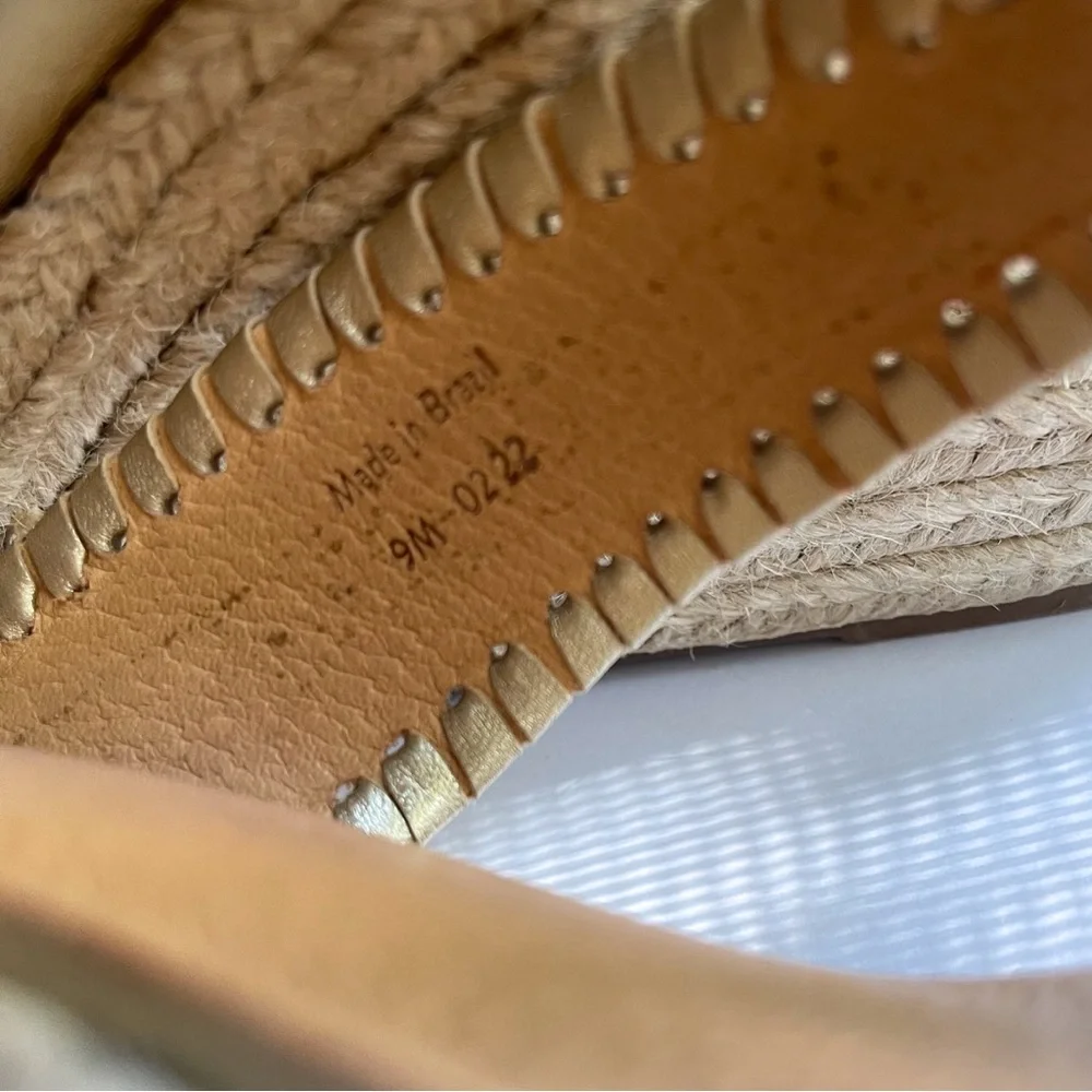 Jack Rogers Gold Wedge Sandals - Picture 8 of 10